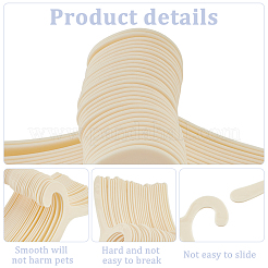 Пластиковая вешалка для одежды для собаки кошки AJEW-WH0248-301