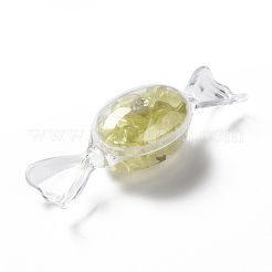 Натуральная цитриновая крошка украшает&nbsp;DJEW-D004-01G