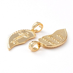 Латунь сплит подвески ZIRC-Z007-06G