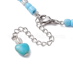 Драгоценными камнями колье NJEW-MZ00032