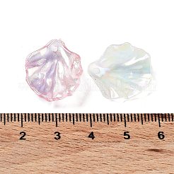 Акриловые прозрачные подвески с цветным покрытием ab OACR-Z013-25B