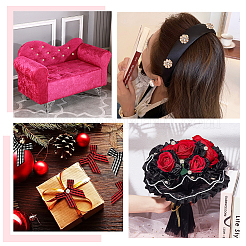 60 шт. 4 стиля кубического циркония с кабошонами из сплава&nbsp;DIY-AR0004-03B