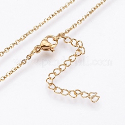 Collane con ciondolo in acciaio inossidabile 304&nbsp;NJEW-P224-11