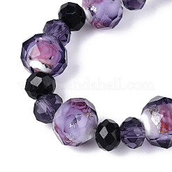 Стеклянные бусины FOIL-N029-08