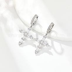 Элегантные серьги-кольца из стерлингового серебра 925 пробы SB6436