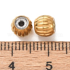 Cuentas espaciadoras de acero inoxidable 304&nbsp;STAS-L318-09G-04