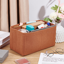 Прямоугольная фетровая вставка-органайзер для кошелька&nbsp;DIY-WH0308-292B