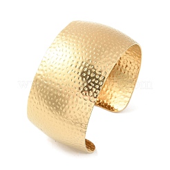 Браслеты-манжеты из нержавеющей стали 304 для женщин BJEW-B120-04G-02