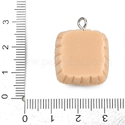Pendentifs en résine opaque&nbsp;RESI-S016-01C