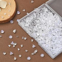 1000шт 5 стильные экологически чистые пластиковые ушные гайки KY-YW0001-33