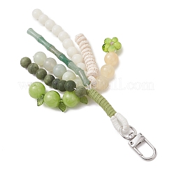 Pendentifs décoratifs en pierre naturelle mélangée&nbsp;HJEW-TA00464