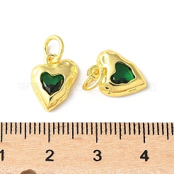 Латунные микро проложить кубического циркония подвески&nbsp;KK-U067-10G-07