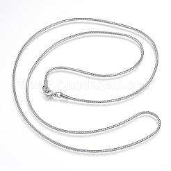 Collane a catena a serpente in acciaio inossidabile 304&nbsp;NJEW-D285-03