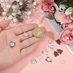 80 шт. оправа для кабошона из цинкового сплава FIND-CA0011-28