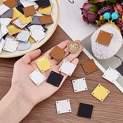 50 Stück 5 Farben PU-Lederetiketten&nbsp;DIY-PH0030-33B