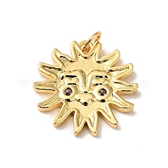 Покрытие стойки латунь микропаве прозрачные подвески из кубического циркония&nbsp;X-KK-H431-23G