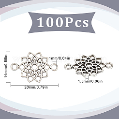 100pcs breloques de connecteur en alliage de style tibétain&nbsp;FIND-SC0006-16