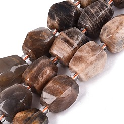 Natürliche sunstone Perlen Stränge&nbsp;G-N362-07A-05
