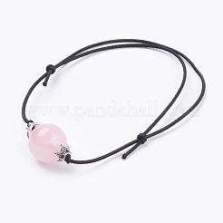 Регулируемые вощеный полиэфирный шнур из бисера BJEW-JB03351