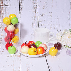 36шт 6 цвета пенопласта имитация яблока DJEW-CA0001-44
