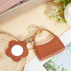 1 шт. портативный брелок для сумки из искусственной кожи&nbsp;AJEW-CL0001-64A