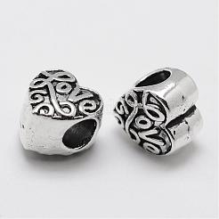 Сплавочные европейские бусины PALLOY-P120-14