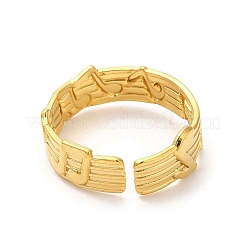 Ионное покрытие(ip) 304 нержавеющая сталь манжета широкие кольца для пальцев&nbsp;RJEW-L107-015G