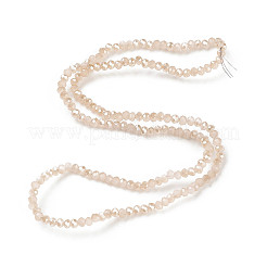 Стеклянные бусины с гальваническим покрытием &nbsp;EGLA-J144-HR-C05