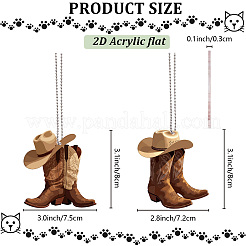 Акриловые подвески&nbsp;DIY-WH20085-003