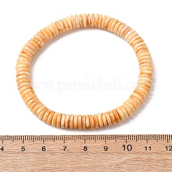 Bracelets extensibles en perles d'ambre naturel pour femmes et hommes&nbsp;BJEW-D462-02A