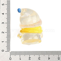 Рождественские фигурки из смолы для украшения рабочего стола в домашнем офисе DJEW-M017-01C