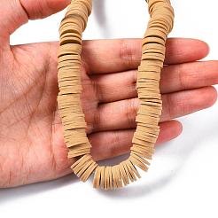 Abalorios de la arcilla de polímero hecha a mano redondas planas&nbsp;CLAY-R067-12mm-37