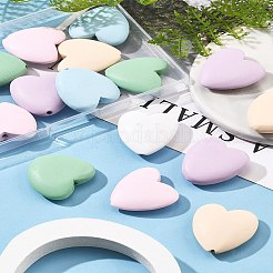 18шт 6 цвета деревянные бусины WOOD-FS0001-44