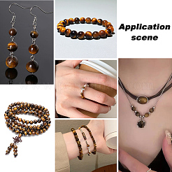 3 нити 3 стилей натуральные круглые бусины тигровый глаз ab&nbsp;G-PA0001-38
