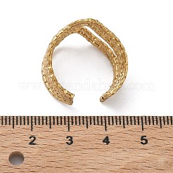 Mehrlagige offene Manschettenringe aus Edelstahl 304 für Damen&nbsp;RJEW-A095-04G