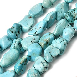 Естественный зеленый бирюзовый нитей бисера&nbsp;G-N0312-01