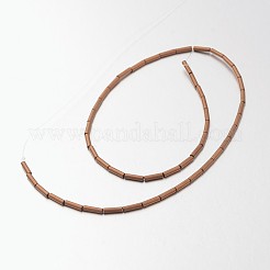 Electroplate non magnetici ematite sintetico fili di perline&nbsp;G-F300-37B-F08