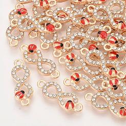 Соединители звеньев сплава горный хрусталь&nbsp;ALRI-T004-14LG