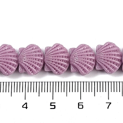 Нити резных бусин синтетического коралла&nbsp;CORA-K009-05A