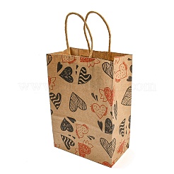 Прямоугольные бумажные подарочные пакеты ко Дню святого Валентина&nbsp;LS-ABAG-C006-01C