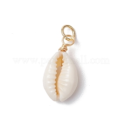 Подвески из натуральной каури&nbsp;PALLOY-JF03712-01