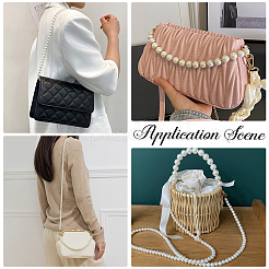 4 шт. 4 стиля пластиковых круглых бусин для сумок с имитацией жемчуга&nbsp;PURS-CN0001-04