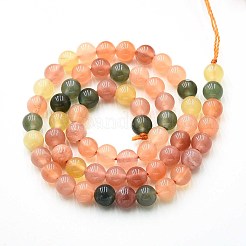 Природного кварца нитей бисера G-N355-6mm-23