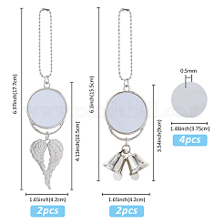 4 набор из 2 стилей для самостоятельного изготовления подвесных декоративных наборов&nbsp;DIY-FH0007-41