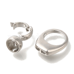 Латунь раз по сравнению с застежками KK-K389-122P