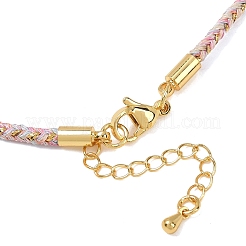 Изготовление ожерелий из круглого нейлонового хлопкового шнура диаметром 2.5 мм&nbsp;NJEW-C106-01G-06