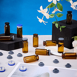 Стеклянный флакон для лиофилизированного порошка с крышкой AJEW-WH0596-021B