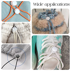 80 шт. 4-х цветные пластиковые пружинные шнуровые замки&nbsp;BUTT-AR0001-27