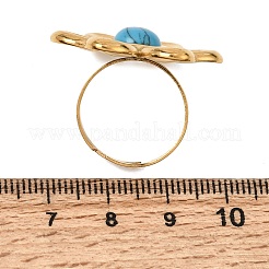 Anillos abiertos de acero inoxidable 304 para mujer&nbsp;GG-CBA7994-02G