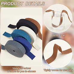 6 Farbe flaches Polycottonband&nbsp;OCOR-BC0006-21A
